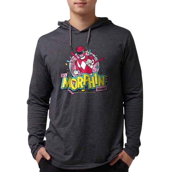 CafePress - Power Rangers Morphin Time - Mens Hooded Shirt