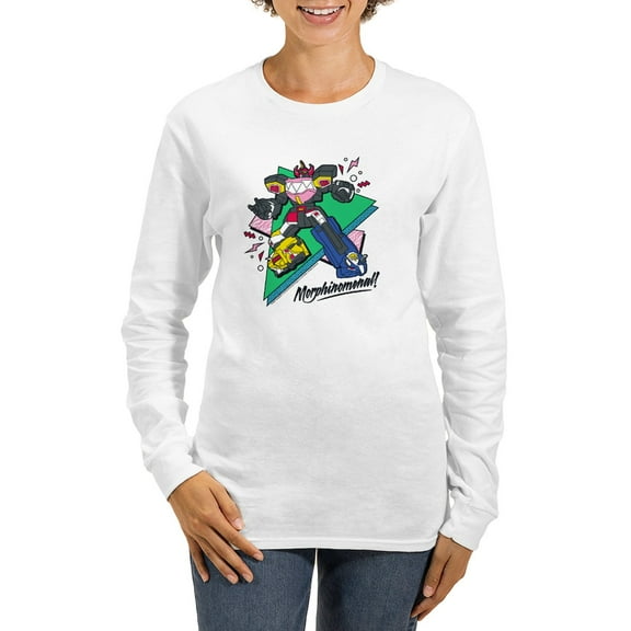 CafePress - Power Rangers Morphino Women's Long Sleeve T Shirt - Women's Long Sleeve Graphic Casual T-Shirt