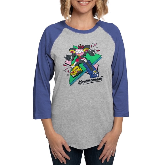 CafePress - Power Rangers Morphinomen Women's Baseball T Shirt - Womens Baseball Tee