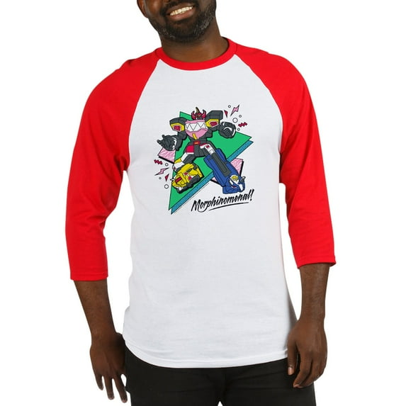 CafePress - Power Rangers Morphinomenal! - Cotton Baseball Jersey, 3/4 Raglan Sleeve Shirt