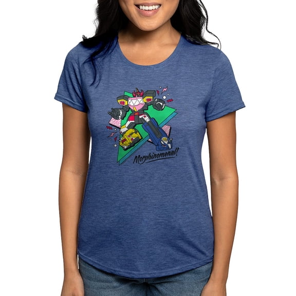 CafePress - Power Rangers Morphinomenal Women's Deluxe T Shirt - Womens Tri-blend T-Shirt
