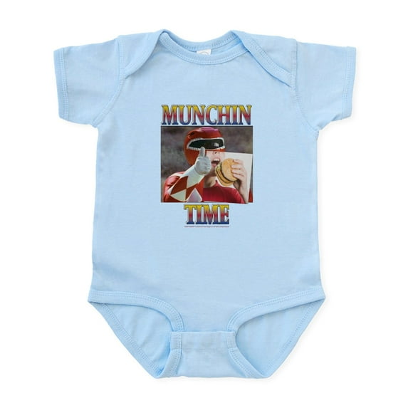 CafePress - Power Rangers Munchin Time - Baby Light Bodysuit, Size Newborn - 24 Months