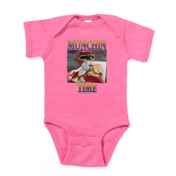 CafePress - Power Rangers Munchin Time - Cute Infant Bodysuit Baby Romper - Size Newborn - 24 Months