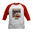 thumbnail image 1 of CafePress - Power Rangers Munchin Time Kids Baseball T Shirt - Kids Cotton Baseball Jersey, 3/4 Sleeve Shirt, 1 of 4