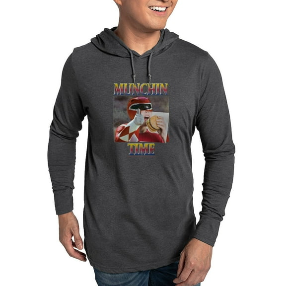 CafePress - Power Rangers Munchin Time - Mens Hooded Shirt