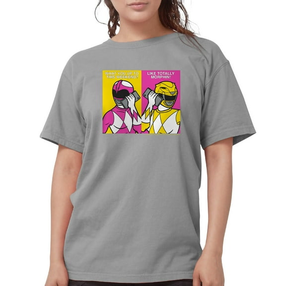 CafePress - Power Rangers On T Women's Comfort Colors® T Shirt - Womens Comfort Colors® Shirt