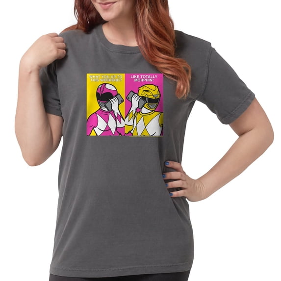 CafePress - Power Rangers On T Women's Comfort Colors® T Shirt - Womens Comfort Colors® Shirt