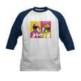thumbnail image 1 of CafePress - Power Rangers On Their Cell Kids Baseball T Shirt - Kids Cotton Baseball Jersey, 3/4 Sleeve Shirt, 1 of 4