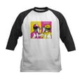 thumbnail image 1 of CafePress - Power Rangers On Their Cell Kids Baseball T Shirt - Kids Cotton Baseball Jersey, 3/4 Sleeve Shirt, 1 of 4