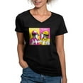 thumbnail image 1 of CafePress - Power Rangers On Their Cell Women's V Neck T Shirt - Women's V-Neck Dark T-Shirt, 1 of 4