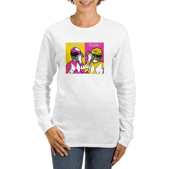 CafePress - Power Rangers On Their Women's Long Sleeve T Shirt - Women's Long Sleeve Graphic Casual T-Shirt