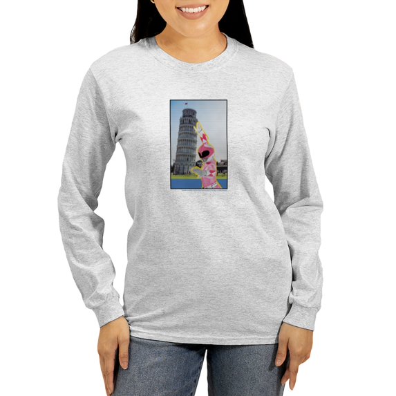 CafePress - Power Rangers Pink Ran Women's Long Sleeve T Shirt - Women's Long Sleeve Graphic Casual T-Shirt