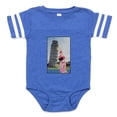 thumbnail image 1 of CafePress - Power Rangers Pink Ranger A - Cute Infant Baby Football Bodysuit, 1 of 3