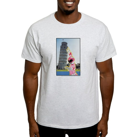 CafePress - Power Rangers Pink Ranger At T Men's Value T Shirt - Men's Classic Graphic T-Shirt