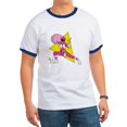 thumbnail image 1 of CafePress - Power Rangers Pink Ranger Def Men's Ringer T Shirt - 100% Cotton Ringed T-Shirt, 1 of 4