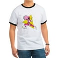 thumbnail image 1 of CafePress - Power Rangers Pink Ranger Def Men's Ringer T Shirt - 100% Cotton Ringed T-Shirt, 1 of 4