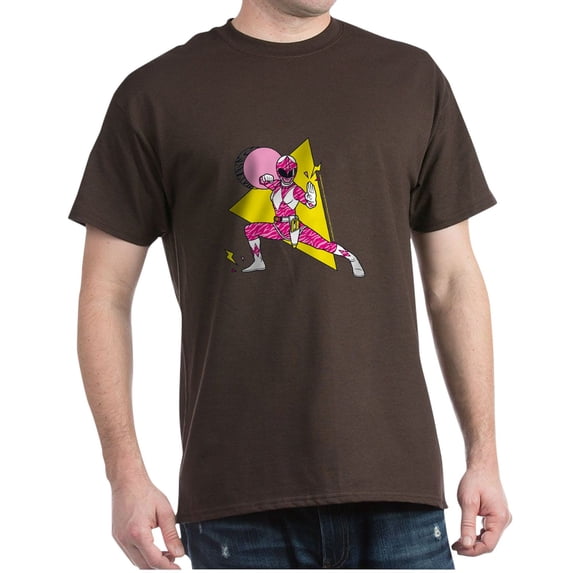 CafePress - Power Rangers Pink Ranger Defe Men's Value T Shirt - Men's Classic Graphic Cotton T-Shirt