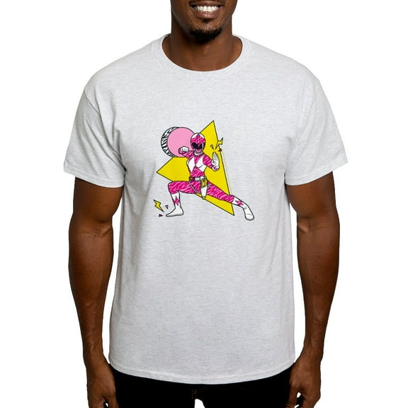 CafePress - Power Rangers Pink Ranger Defe Men's Value T Shirt - Men's Classic Graphic T-Shirt