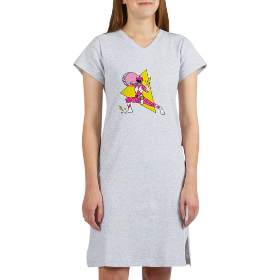 CafePress - Power Rangers Pink Ranger Defen - Women's Nightshirt
