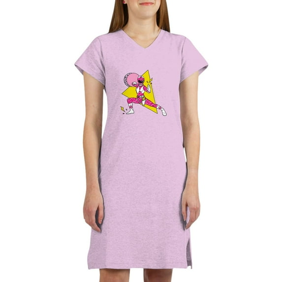CafePress - Power Rangers Pink Ranger Defen - Women's Nightshirt