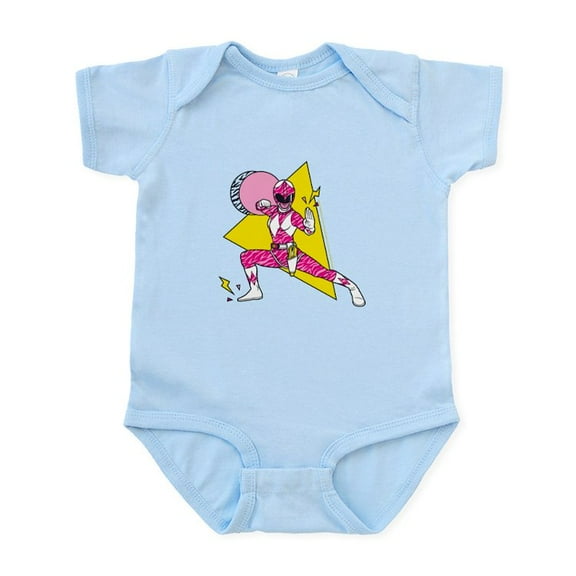 CafePress - Power Rangers Pink Ranger Defensive - Baby Light Bodysuit, Size Newborn - 24 Months