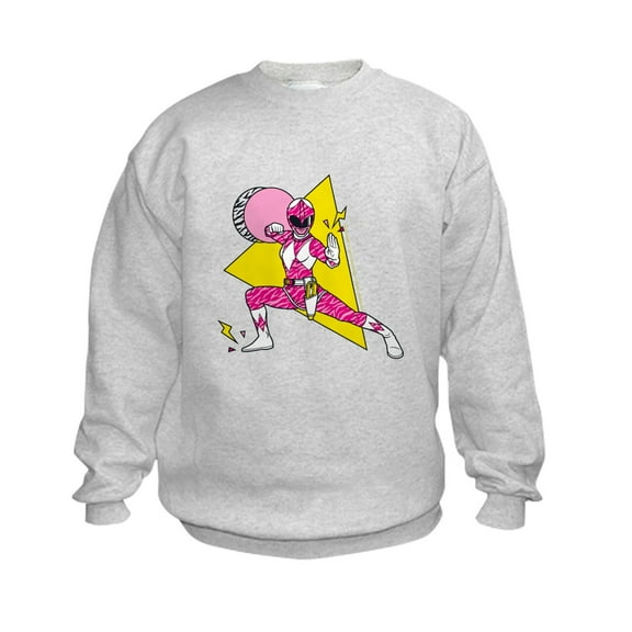 CafePress - Power Rangers Pink Ranger - Kids Sweatshirt, Youth Crew Neck Sweatshirt
