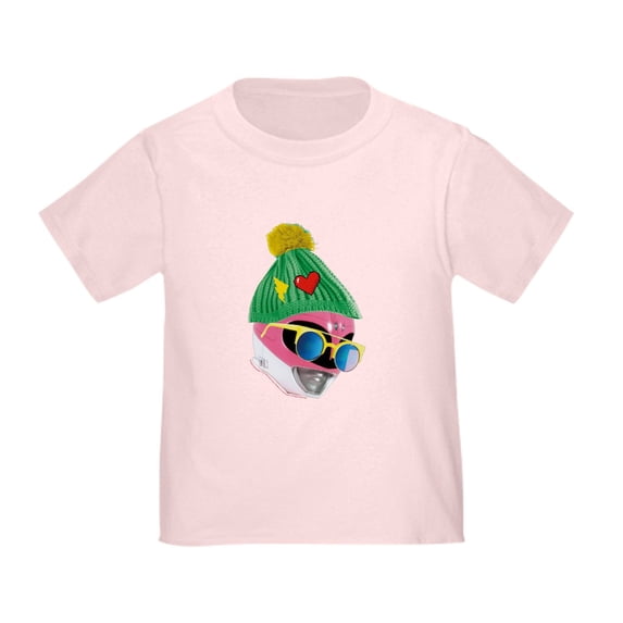 CafePress - Power Rangers Pink Ranger Wearing Toddler T Shirt - Cute Toddler T-Shirt, 100% Cotton