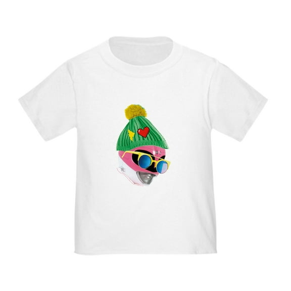 CafePress - Power Rangers Pink Ranger Wearing Toddler T Shirt - Cute Toddler T-Shirt, 100% Cotton