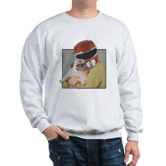 CafePress - Power Rangers Red Ranger - Crew Neck Sweatshirt