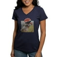 thumbnail image 1 of CafePress - Power Rangers Red Ranger Cu Women's V Neck T Shirt - Women's V-Neck Dark T-Shirt, 1 of 4
