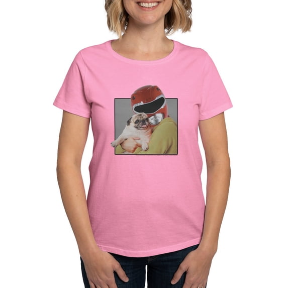 CafePress - Power Rangers Red Ranger Cud Women's Value T Shirt - Women's Traditional Fit Dark T-Shirt