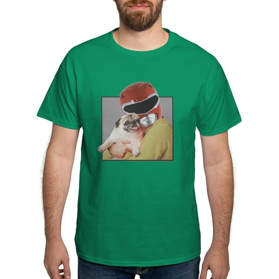 CafePress - Power Rangers Red Ranger Cuddl Men's Value T Shirt - Men's Classic Graphic Cotton T-Shirt