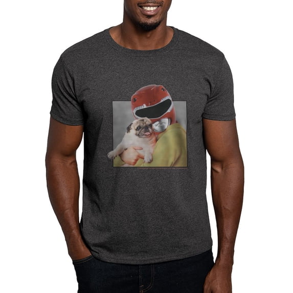 CafePress - Power Rangers Red Ranger Cuddl Men's Value T Shirt - Men's Classic Graphic Cotton T-Shirt