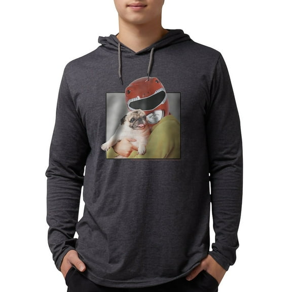 CafePress - Power Rangers Red Ranger Cuddli - Mens Hooded Shirt