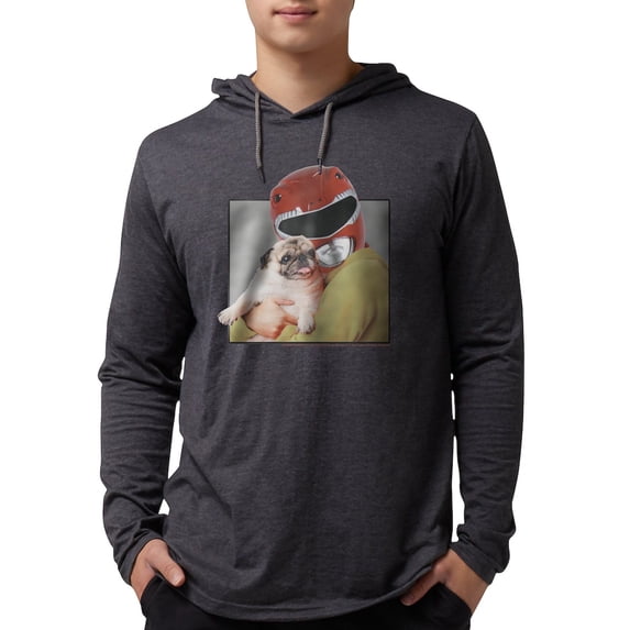 CafePress - Power Rangers Red Ranger Cuddli - Mens Hooded Shirt