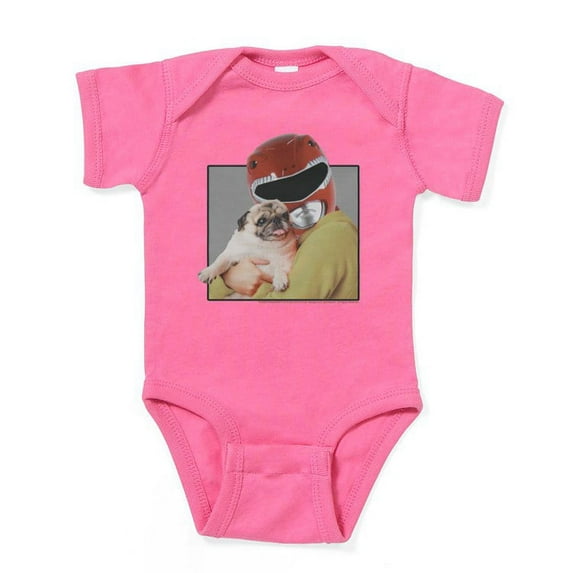 CafePress - Power Rangers Red Ranger Cuddling A - Cute Infant Bodysuit Baby Romper - Size Newborn - 24 Months