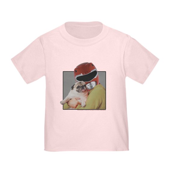 CafePress - Power Rangers Red Ranger Cuddling Toddler T Shirt - Cute Toddler T-Shirt, 100% Cotton