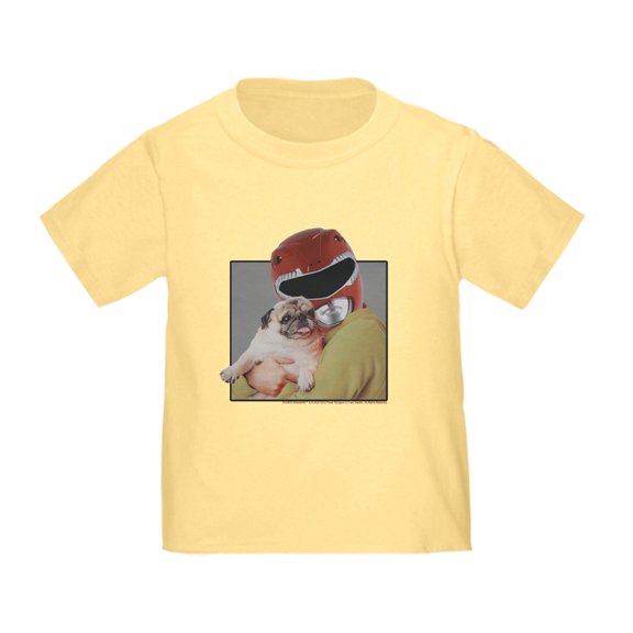 CafePress - Power Rangers Red Ranger Cuddling Toddler T Shirt - Cute Toddler T-Shirt, 100% Cotton