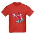 thumbnail image 1 of CafePress - Power Rangers Red Ranger Kicking Kids T Shirt - Dark T-Shirt Kids XS-XL, 1 of 4