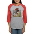thumbnail image 1 of CafePress - Power Rangers Red Ranger Women's Baseball T Shirt - Womens Baseball Tee, 1 of 4