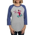 thumbnail image 1 of CafePress - Power Rangers Red Ranger Women's Baseball T Shirt - Womens Baseball Tee, 1 of 4