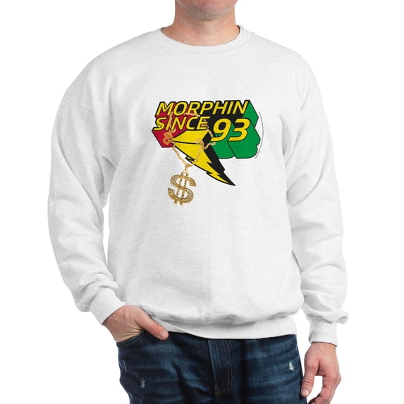 CafePress - Power Rangers Since 93 - Crew Neck Sweatshirt