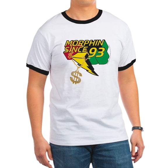 CafePress - Power Rangers Since 93 Men's Ringer T Shirt - 100% Cotton Ringed T-Shirt