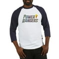 thumbnail image 1 of CafePress - Power Rangers Stacked Logo - Cotton Baseball Jersey, 3/4 Raglan Sleeve Shirt, 1 of 4