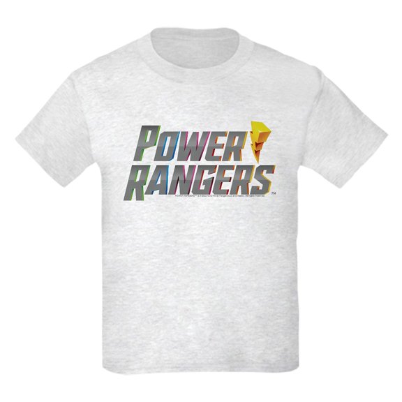 CafePress - Power Rangers Stacked Logo Kids T Shirt - Light T-Shirt Kids XS-XL