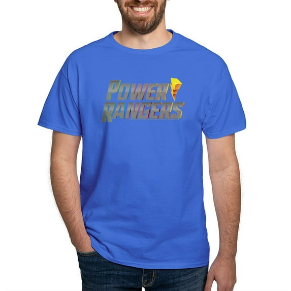 CafePress - Power Rangers Stacked Logo Men's Value T Shirt - Men's Classic Graphic Cotton T-Shirt