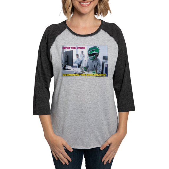 CafePress - Power Rangers Summoning T Women's Baseball T Shirt - Womens Baseball Tee