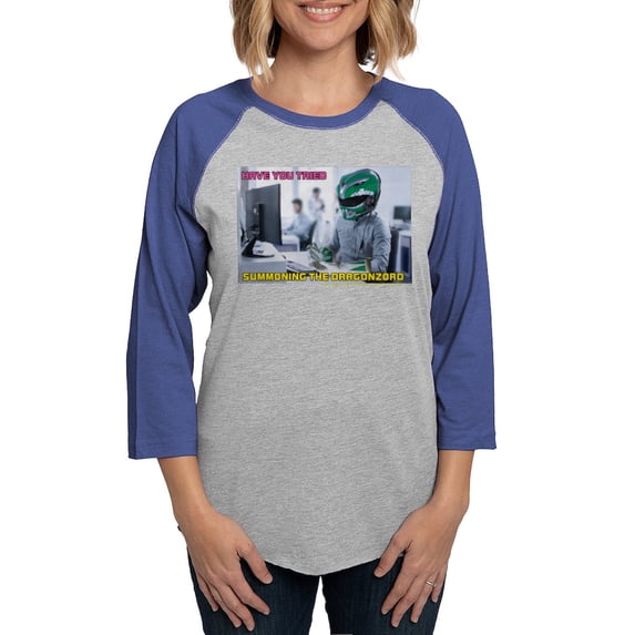 CafePress - Power Rangers Summoning T Women's Baseball T Shirt - Womens Baseball Tee