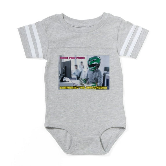 CafePress - Power Rangers Summoning The - Cute Infant Baby Football Bodysuit