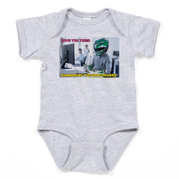 CafePress - Power Rangers Summoning The Dragonzo - Cute Infant Bodysuit Baby Romper - Size Newborn - 24 Months